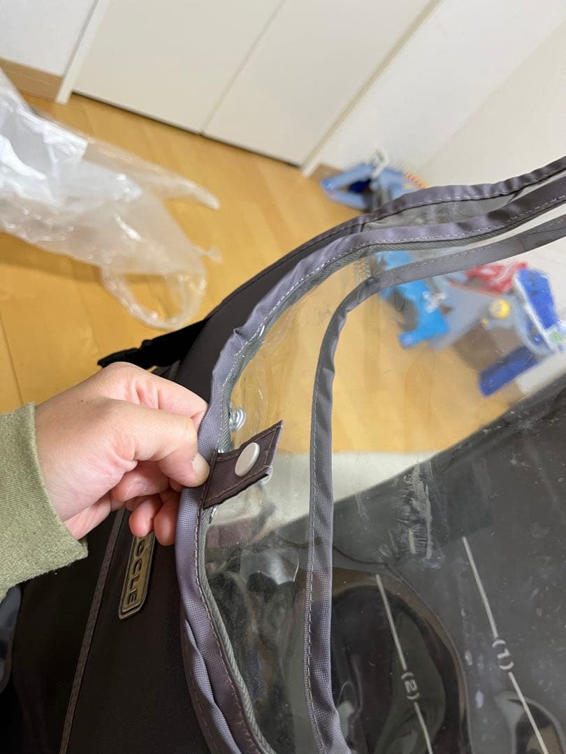 ラボクル　自転車カバー　レインカバー　ブラック