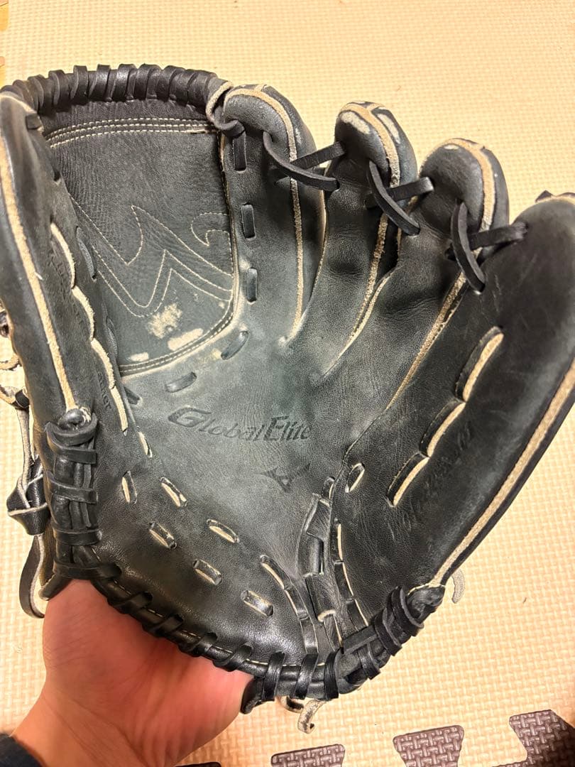 は*ち様 ミズノ 硬式グローブ 右投げ用 黒