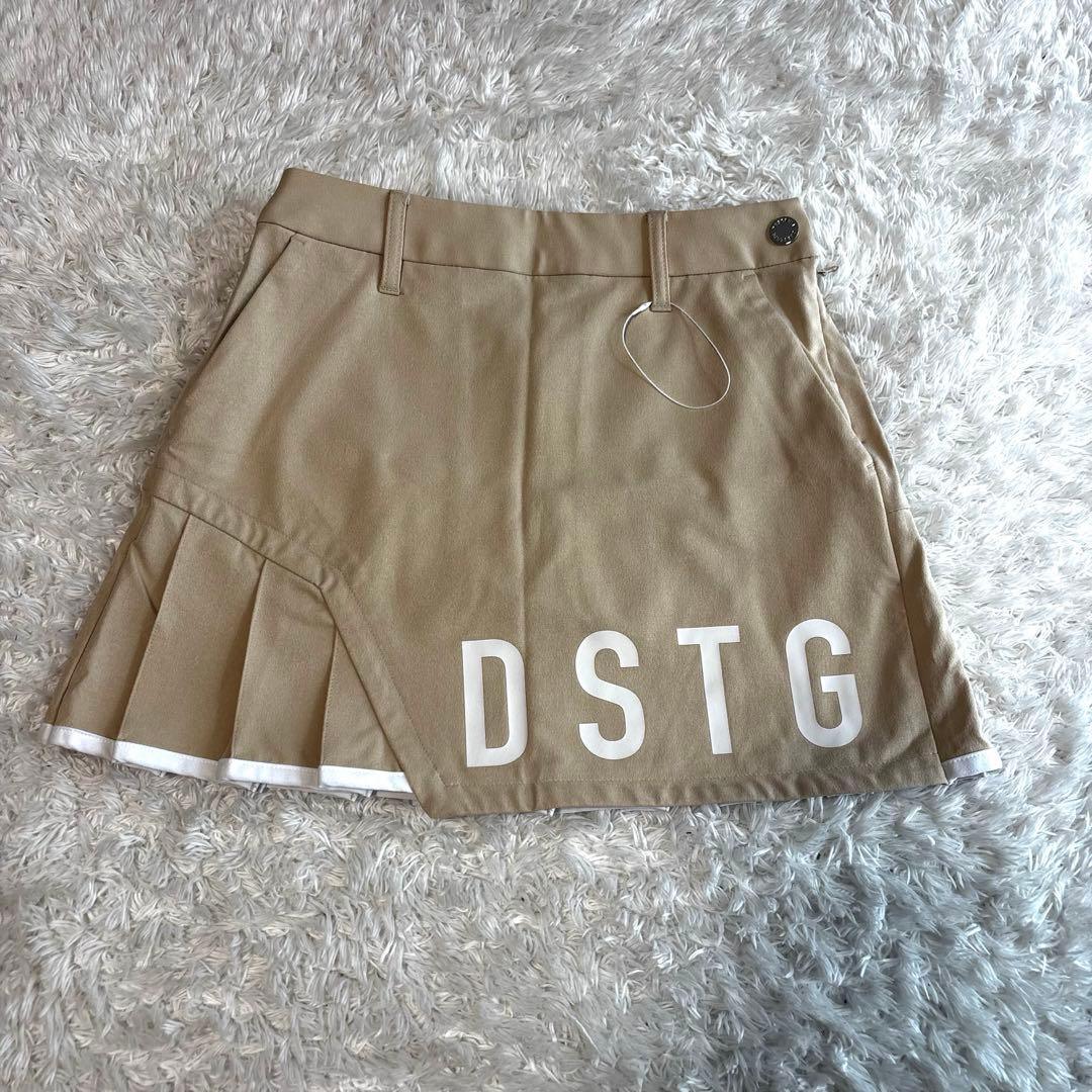 DESCENTE GOLF プリーツスカート ベージュ　デサント