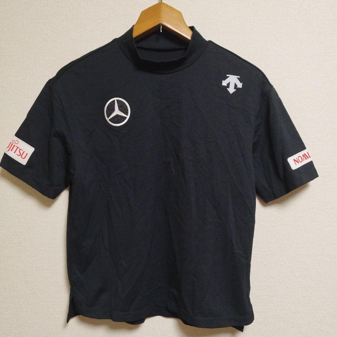 未使用に近い DESCENTE GOLF 春夏ドライ半袖シャツ 柏原明日架　黒