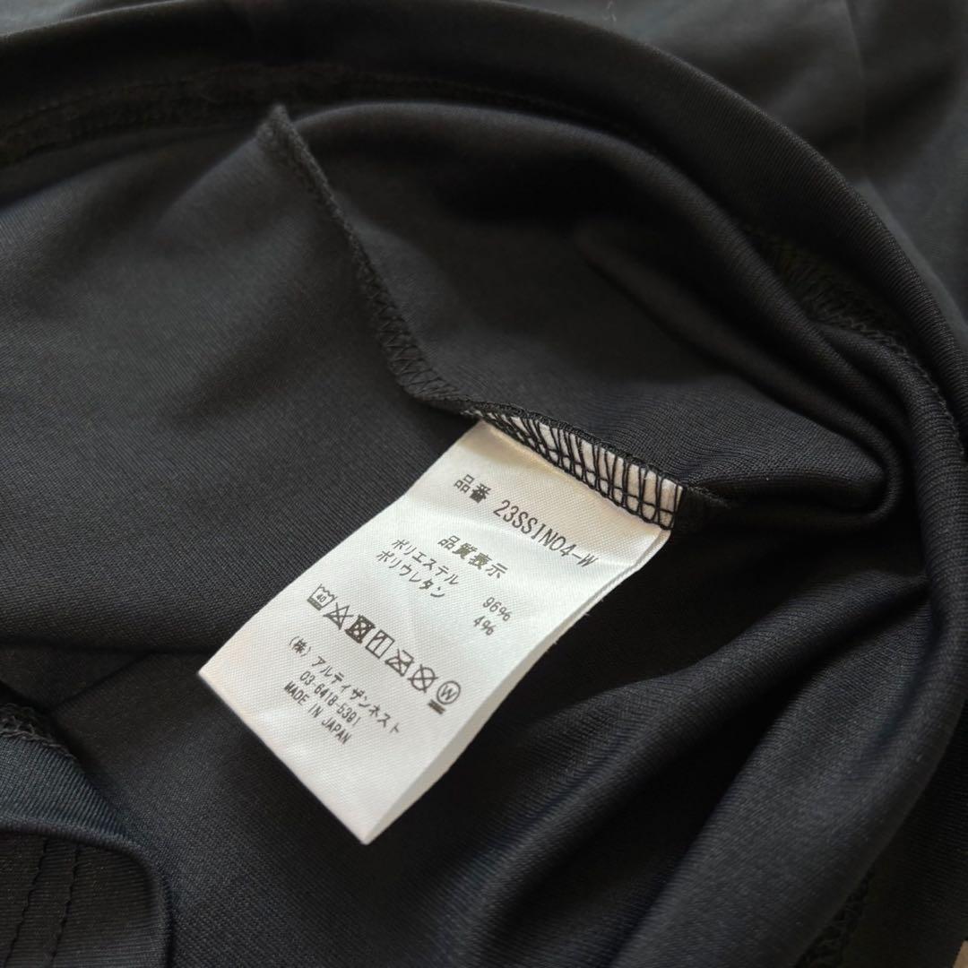 レザレクション モックネック 黒 ブラック 冷感 ストレッチ ゴルフ ウェア