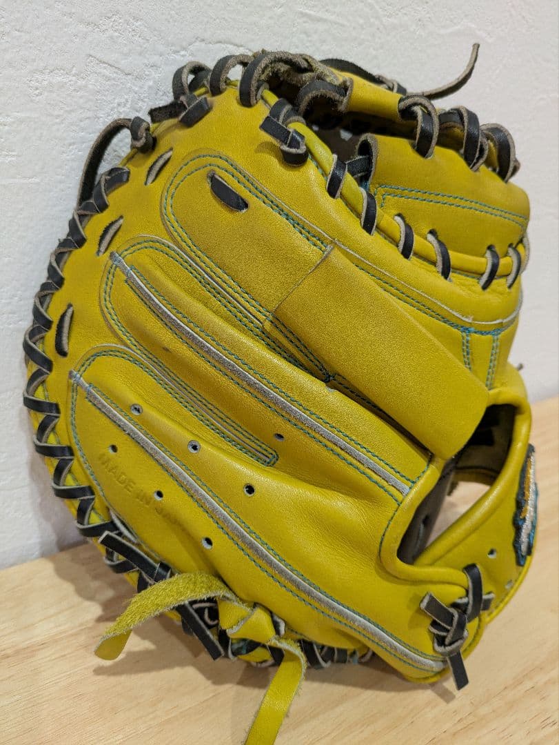 【とと】ActiveM×要ミット イエロー 硬式野球グローブ　高校野球対応
