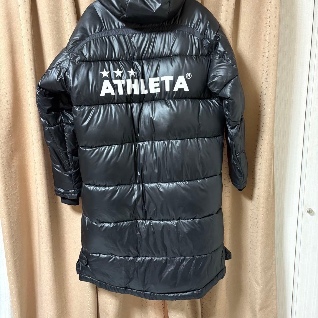 ATHLETA ブラック ベンチコート　M