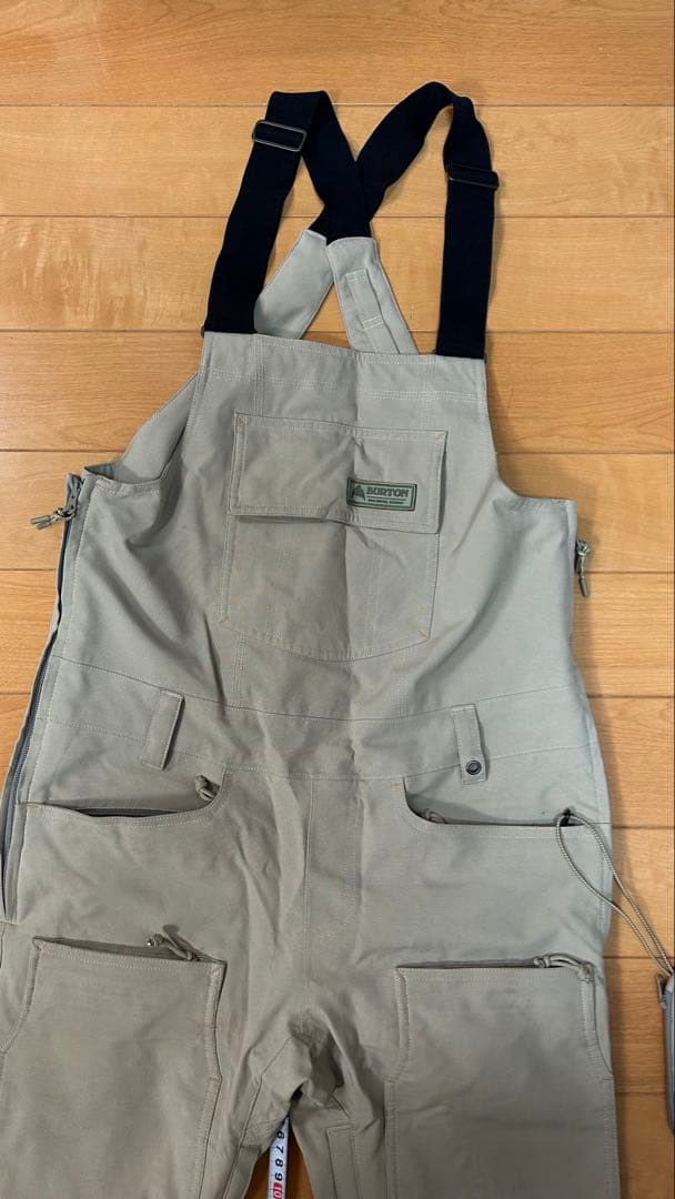 BURTON ビブパンツ Sサイズ　レディース　バートン　ベージュ
