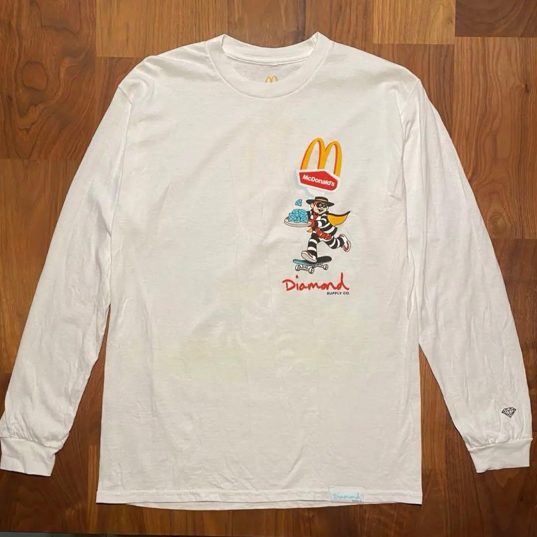 Diamond Supply Co. McDonald's ロンTシャツ　M