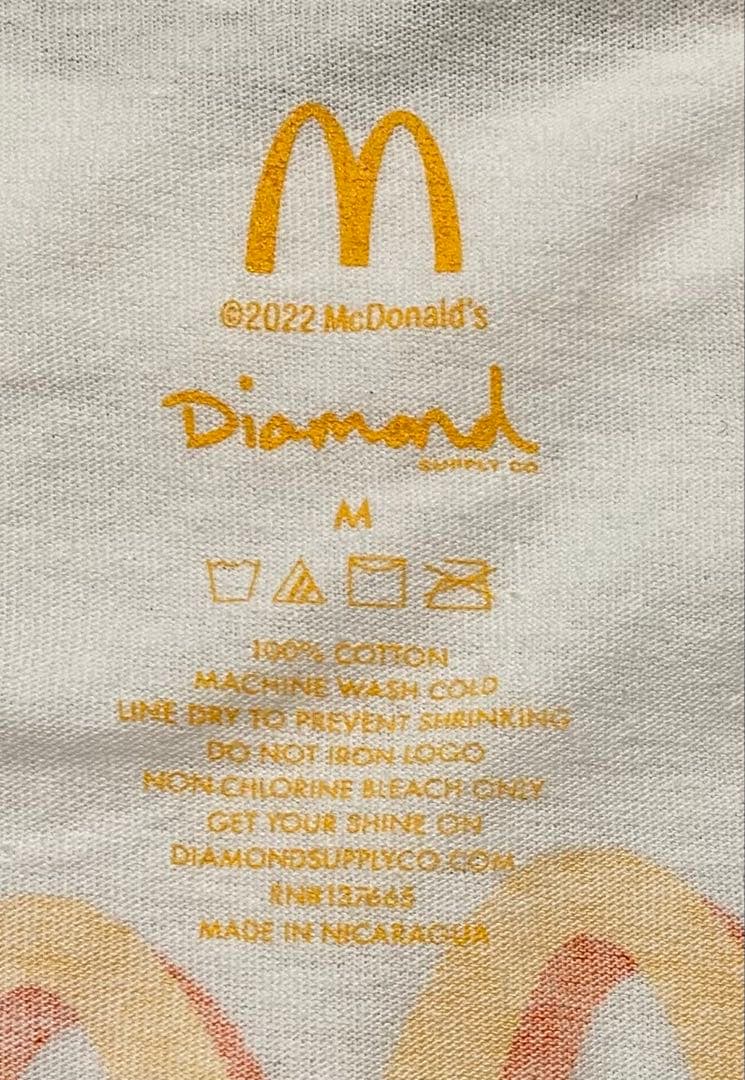 Diamond Supply Co. McDonald's ロンTシャツ　M