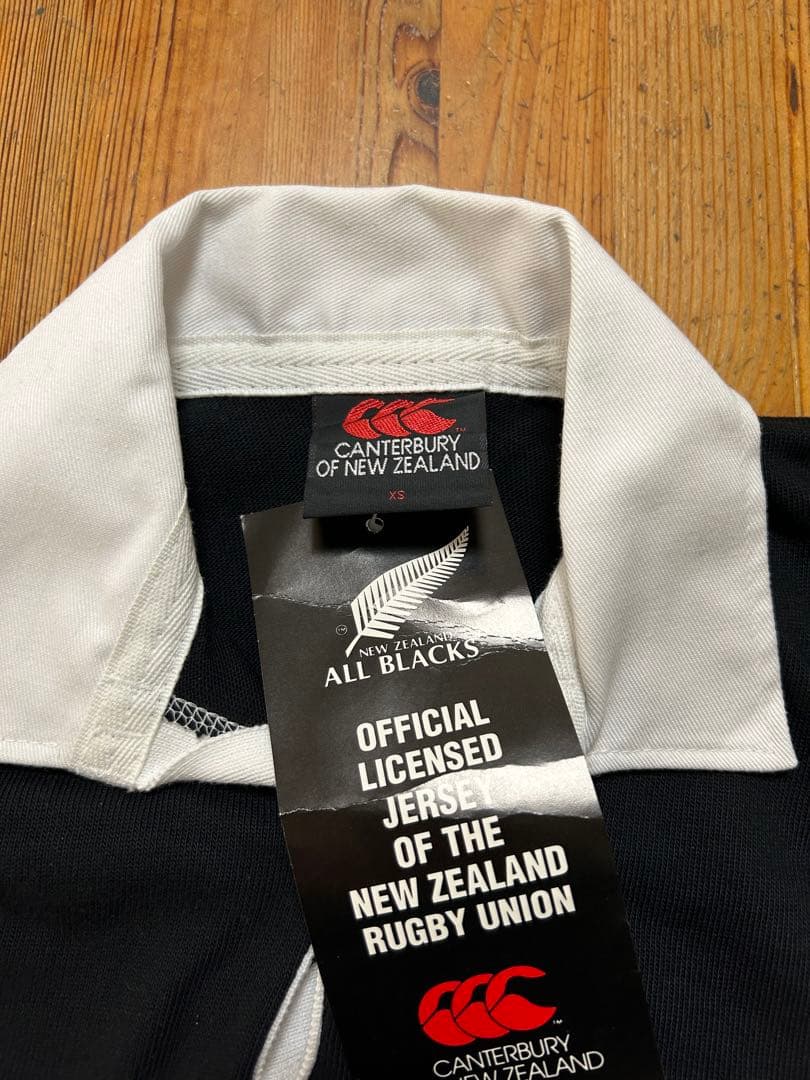 Canterbury of New Zealandオールブラックス ラガーシャツ