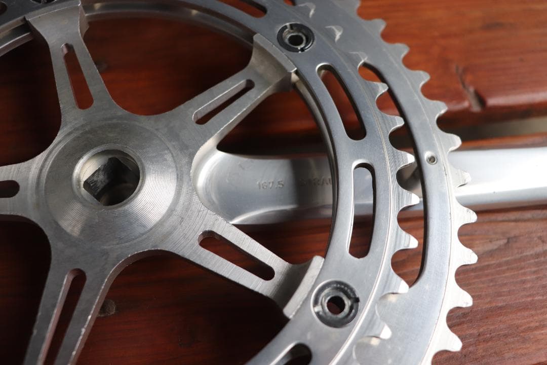 【希少!!】DE ROSA刻印 肉抜きクランク Campagnolo　カンパ