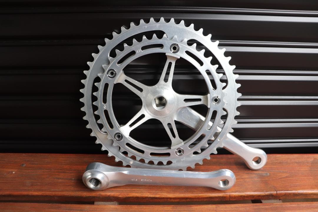 【希少!!】DE ROSA刻印 肉抜きクランク Campagnolo　カンパ