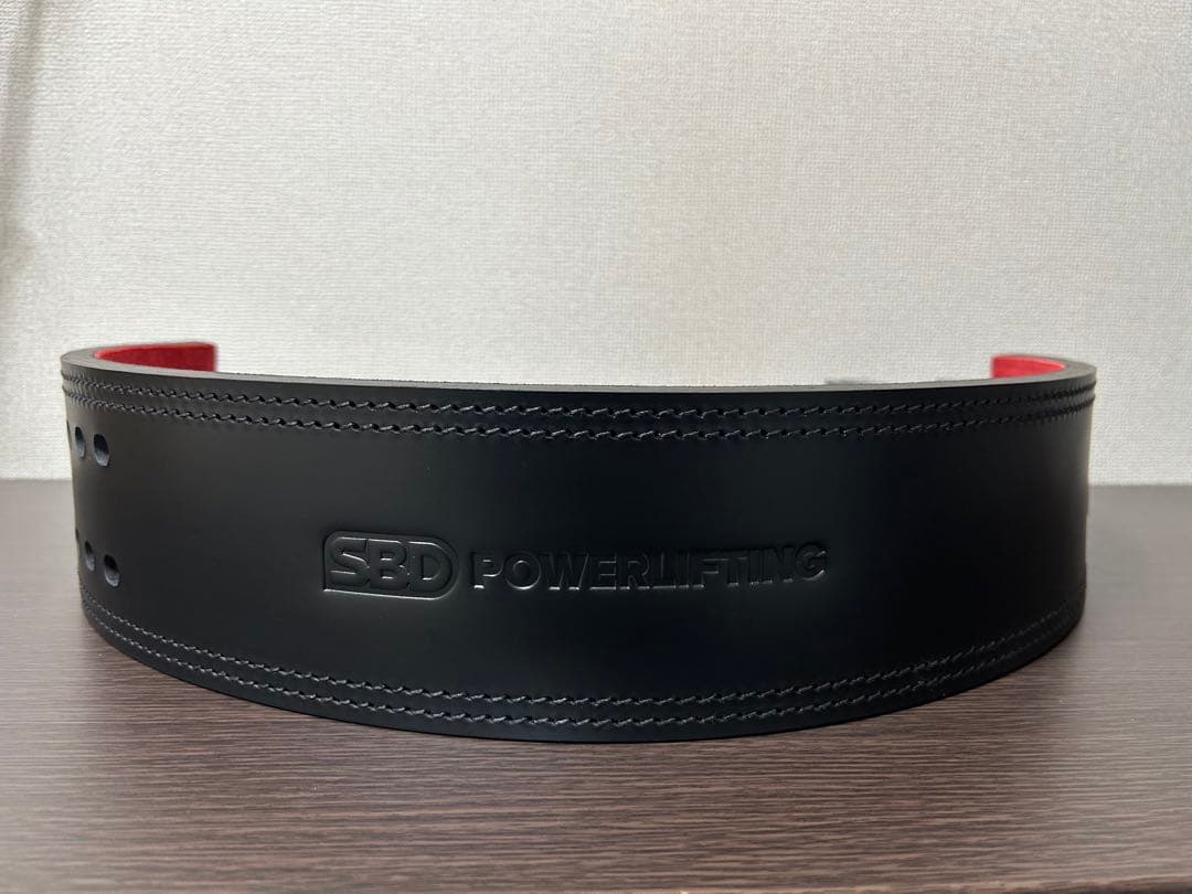 【新品同様】SBD パワーリフティング　ベルト　13㎜　Sサイズ