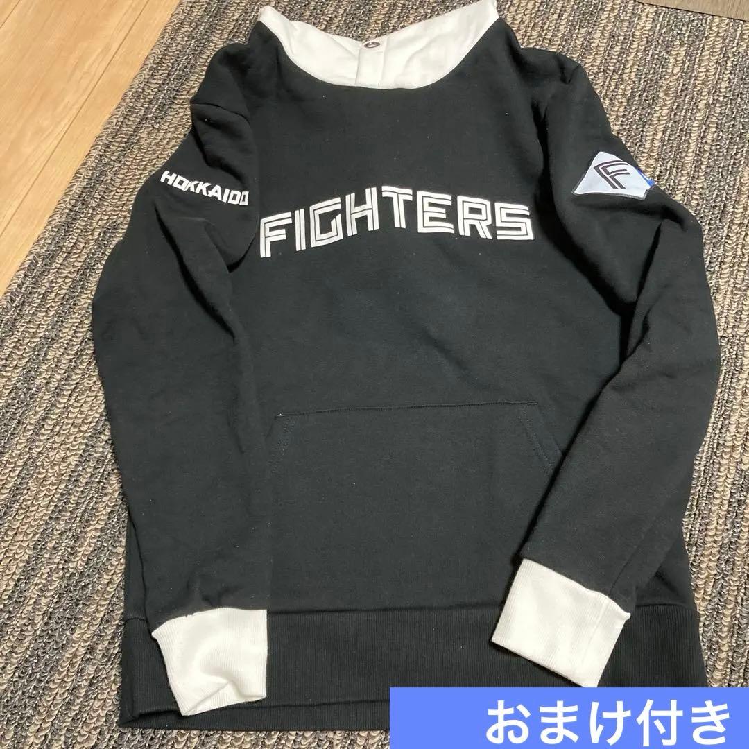 新庄剛　パーカー　S ファイターズロゴフーディー