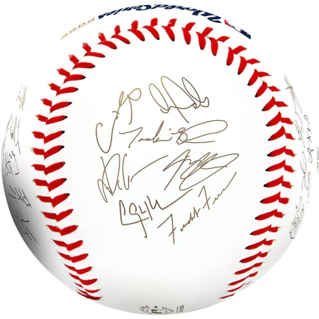 ドジャース　ワールドチャンピオン　ボール　全選手サイン入り　米国購入　新品