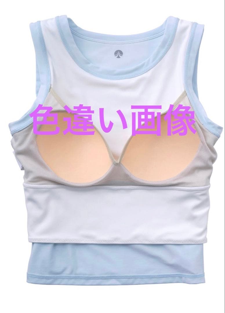 ＊natsu＊【プロフ必読】SUKALAカップ付きタンクトップLサイズ