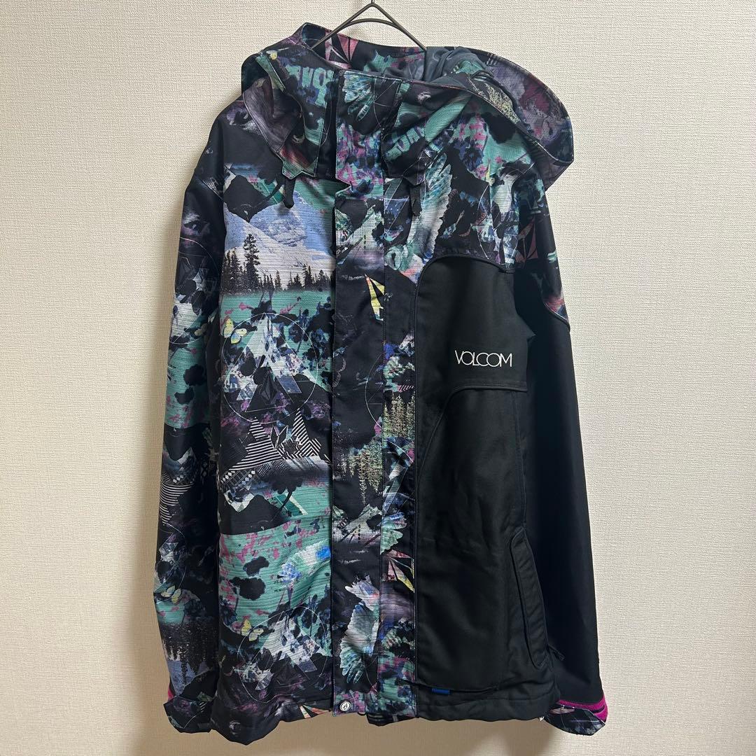 volcom ボルコム　スノボウェア　レディース　総柄　上下セット　Sサイズ