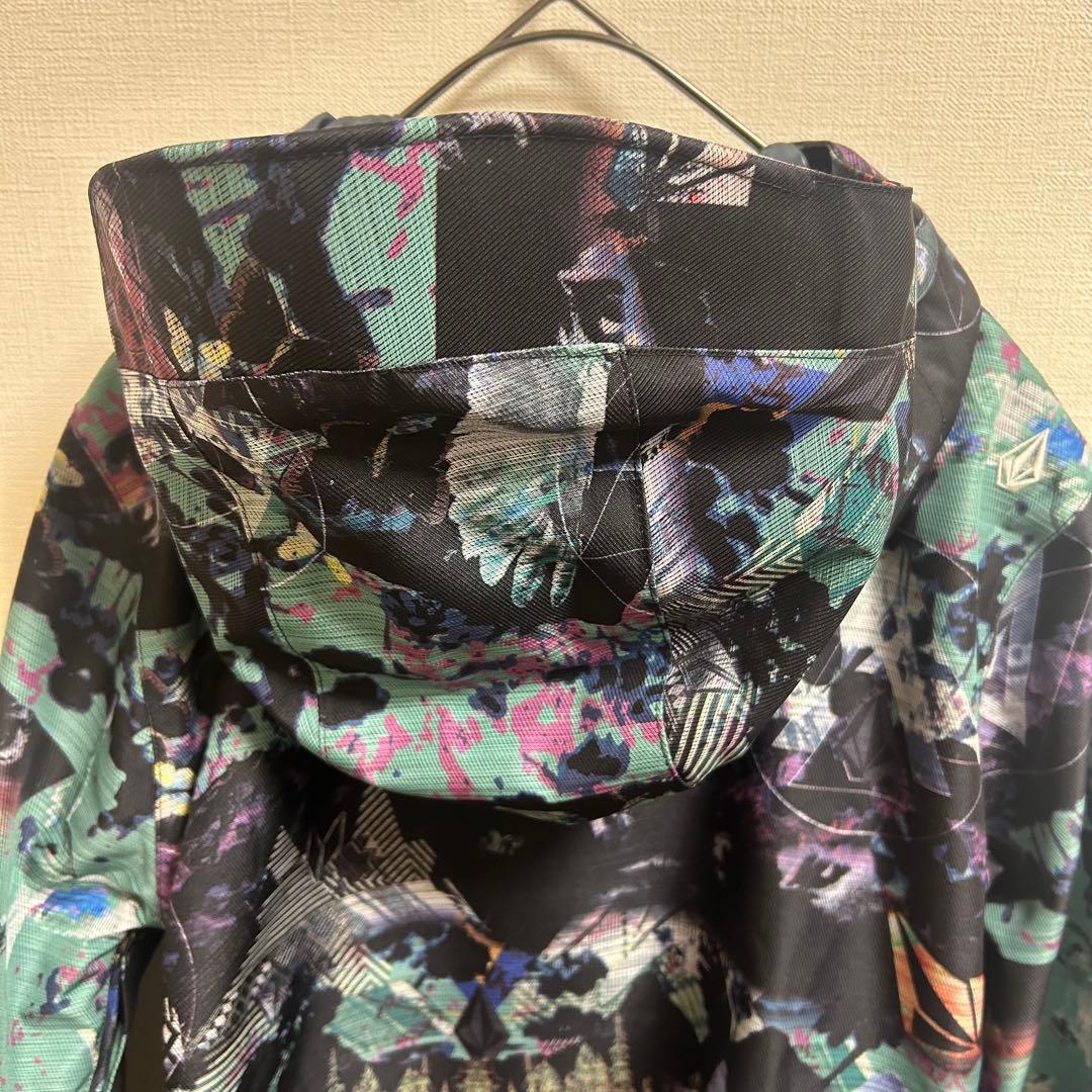 volcom ボルコム　スノボウェア　レディース　総柄　上下セット　Sサイズ