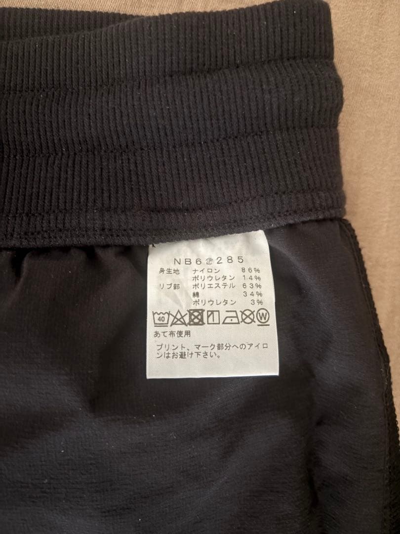 ノースフェイス トレーニングリブパンツ NB62285 ブラック メンズM