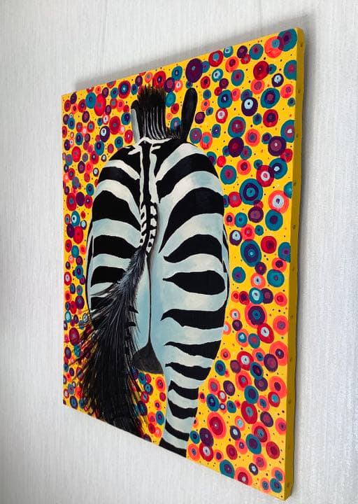 絵画 Zebrappy