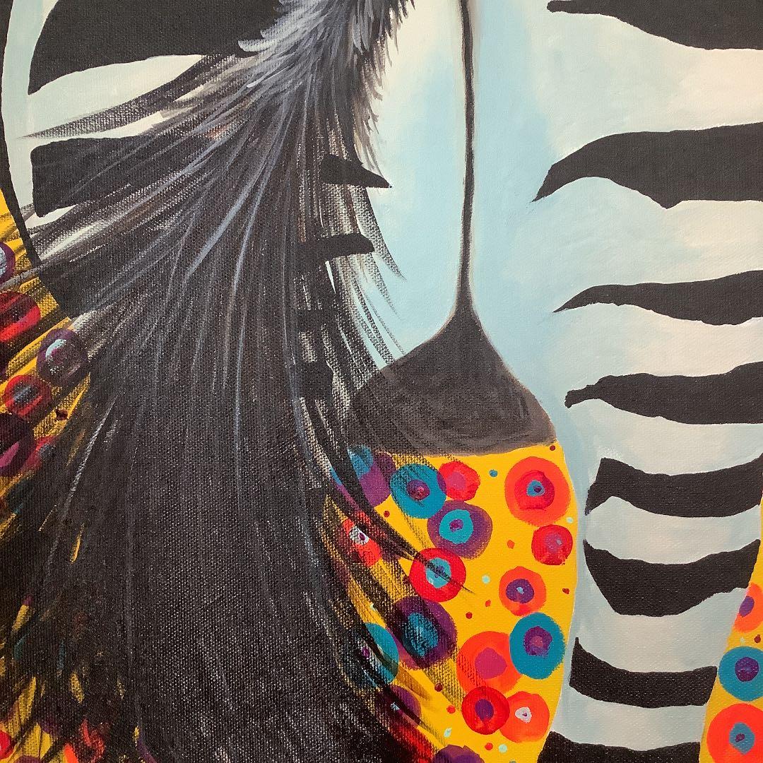 絵画 Zebrappy