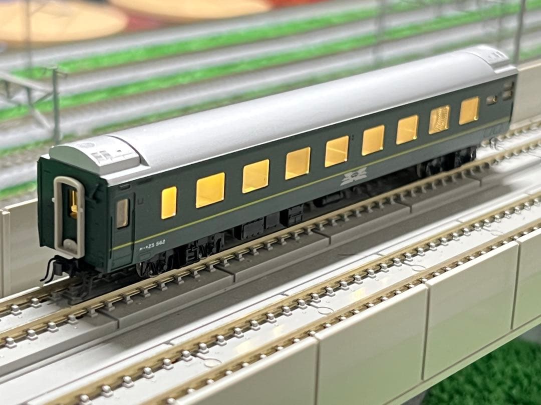 【TOMIX】24系トワイライトエクスプレス　ジャンクフルセット（一部室内灯付）