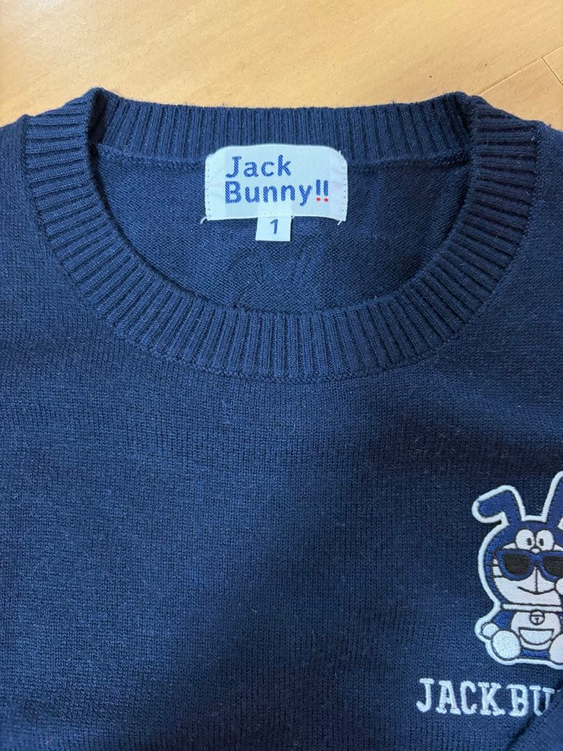 値下げ！Jack Bunny!! ドラえもん　ネイビーセーター サイズ1