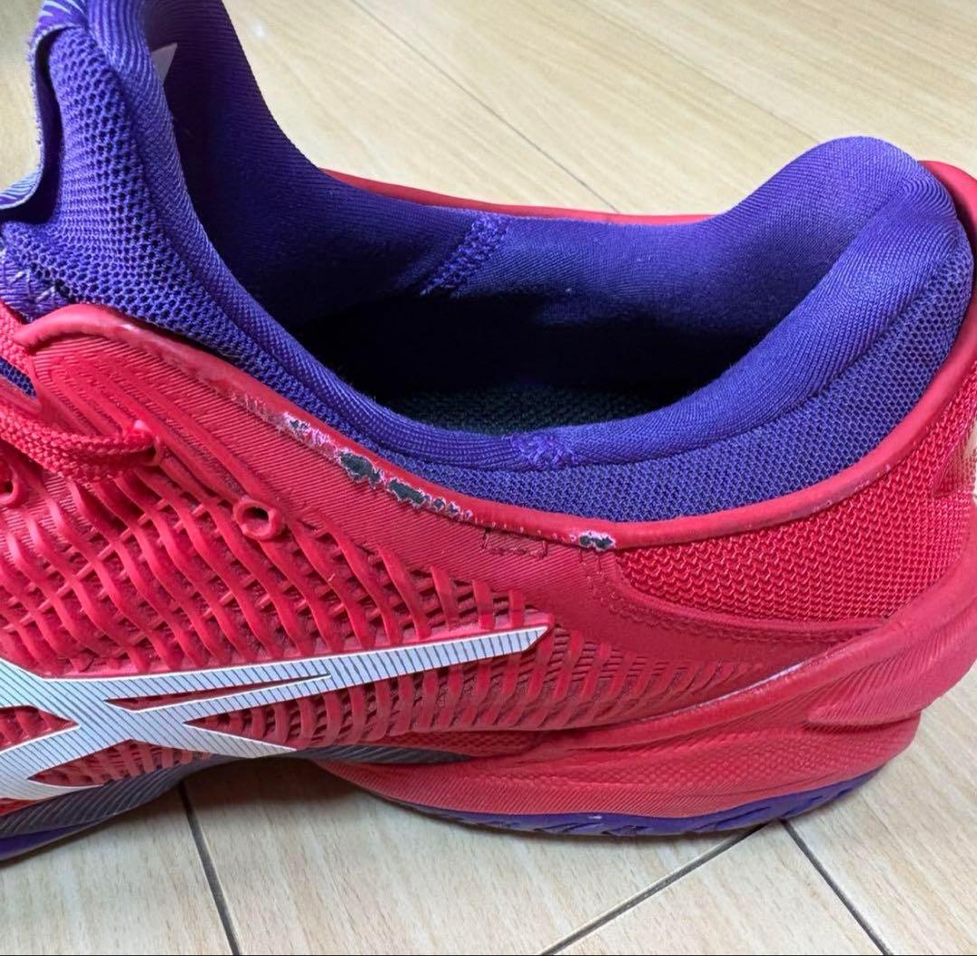 asics Court FF 2 テニスシューズ レッド 28.5