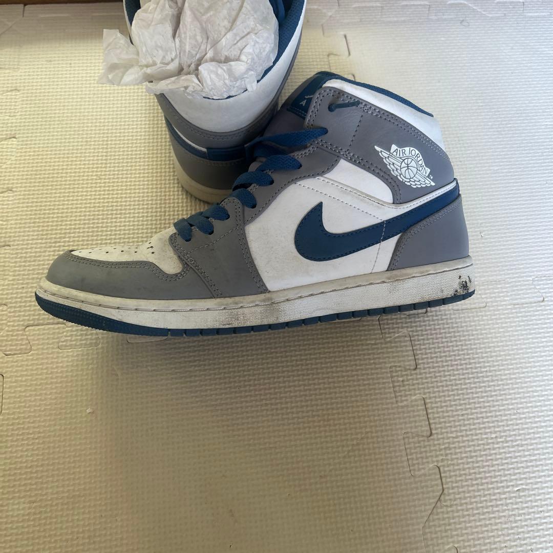 Air Jordan ハイカットシューズ グレー/ネイビー