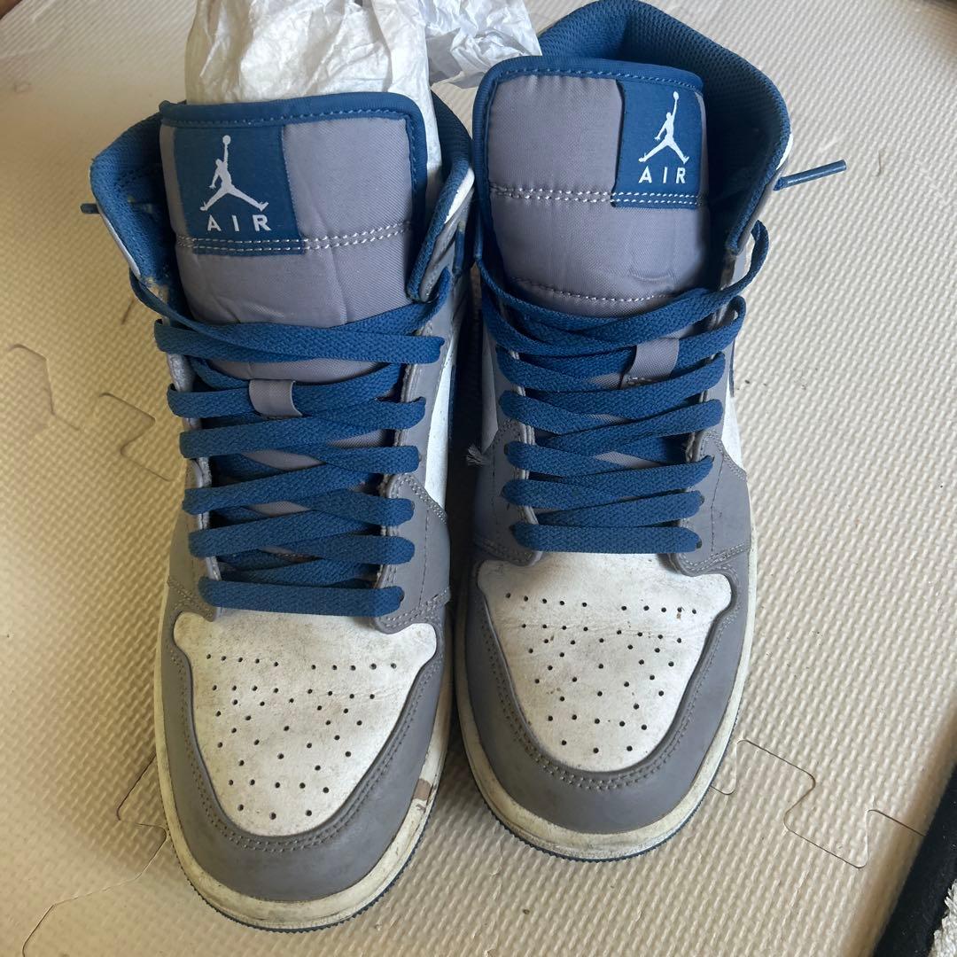 Air Jordan ハイカットシューズ グレー/ネイビー