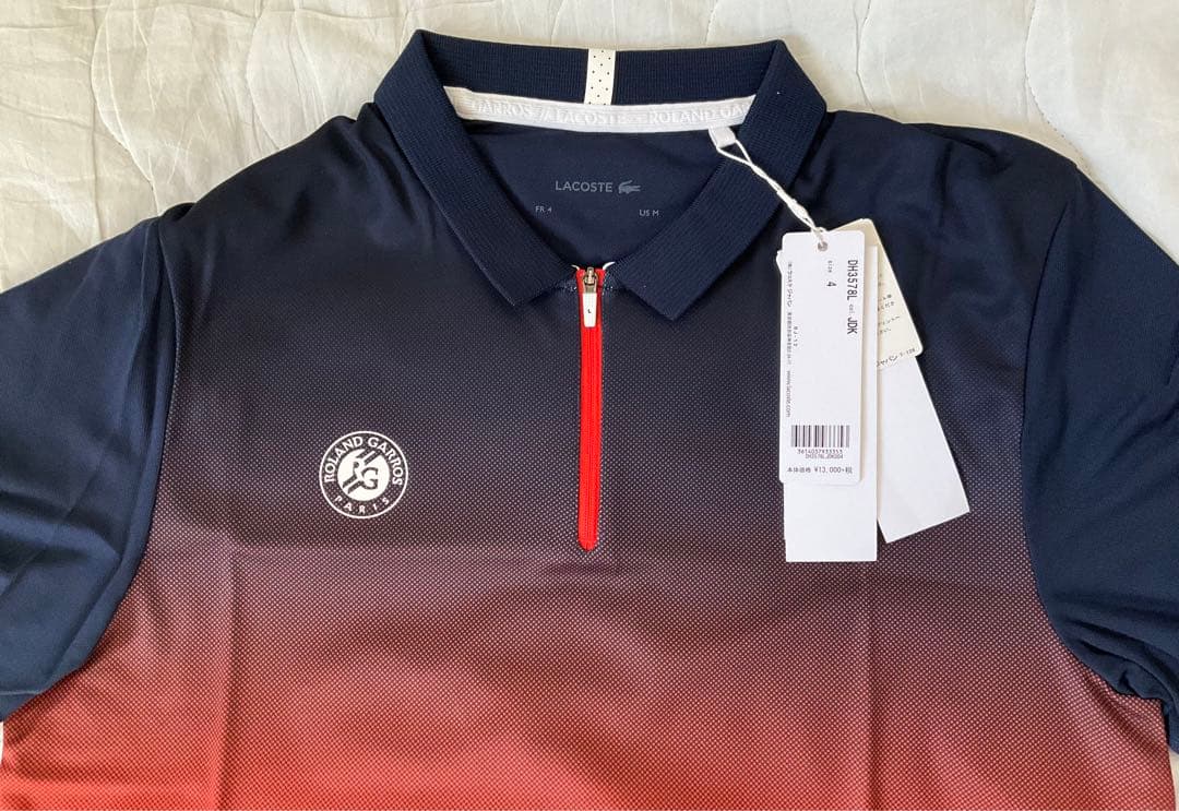 LACOSTE フレンチオープン グラデーションポロシャツ