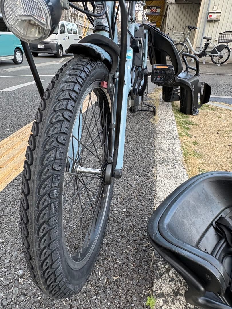 中古20㌅Panasonic電動アシスト自転車　16Ah 大阪　089