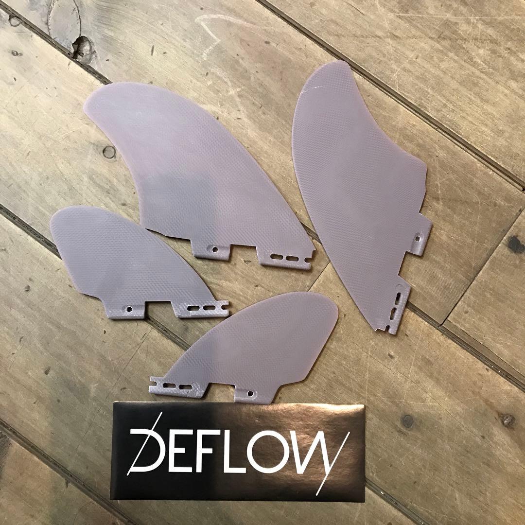 DEFLOW FISH QUAD クアッドフィン 4本セット