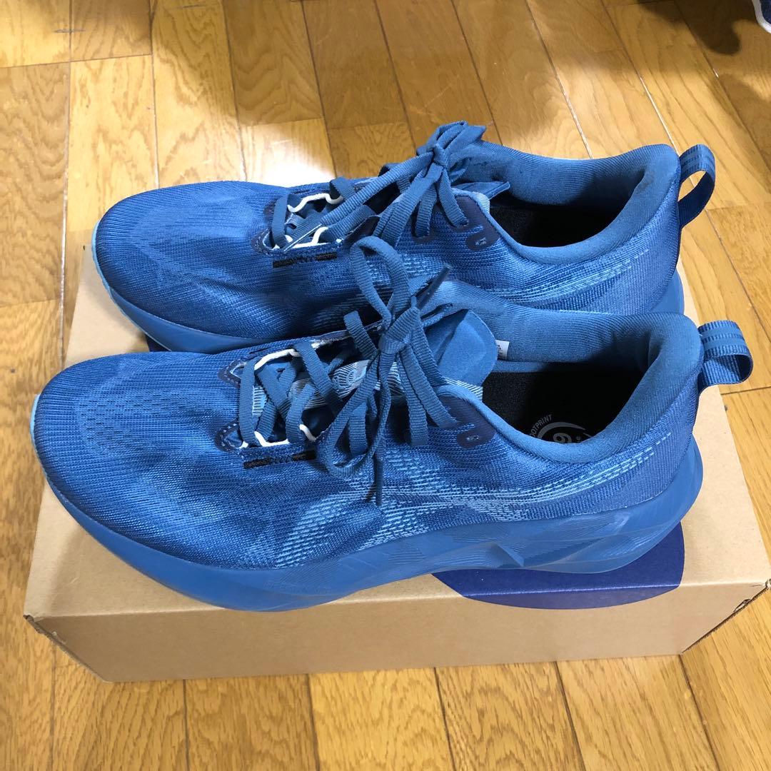 asics　アシックス NOVABLAST 5　27.5ｃｍ　メンズ　ブルー
