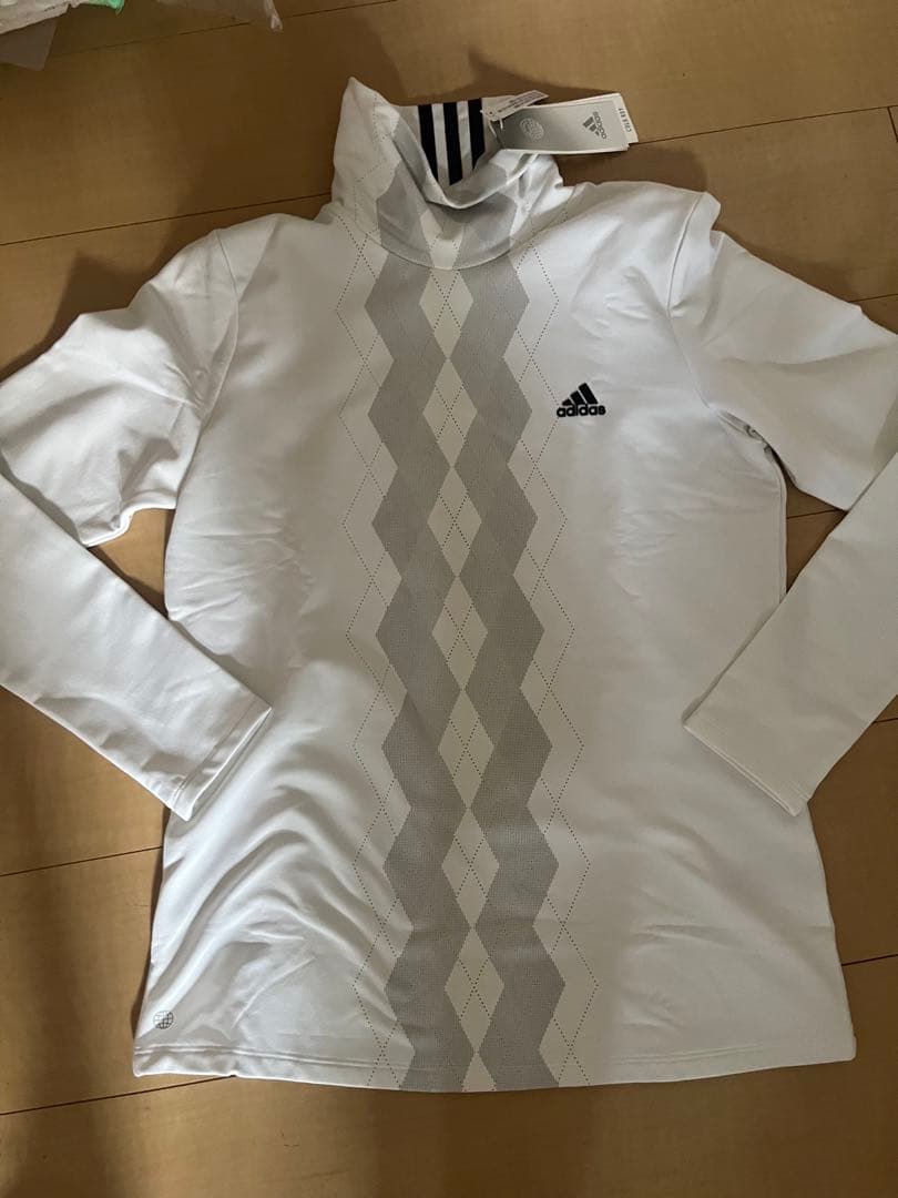 新品　adidas ゴルフ　モックネック　フレアースカート　　セットアップ　XL