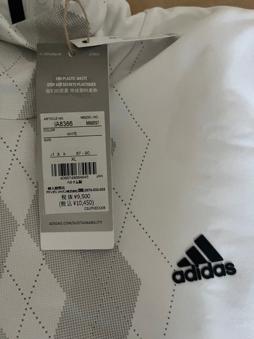 新品　adidas ゴルフ　モックネック　フレアースカート　　セットアップ　XL