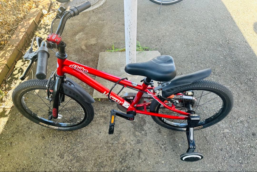 d.bike 子供用自転車 18インチ レッド 引取可