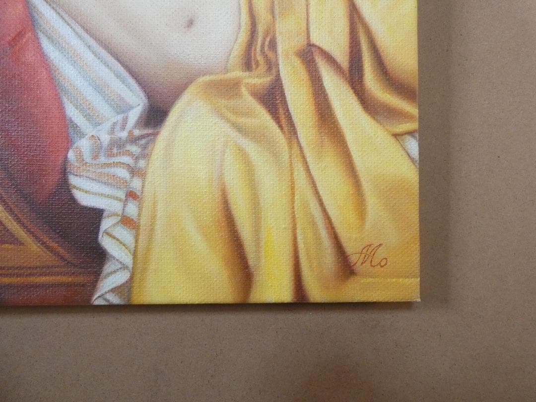 絵画 油絵　森本草介「裸婦」 サインF6サイズ額装済み 肉筆手描き