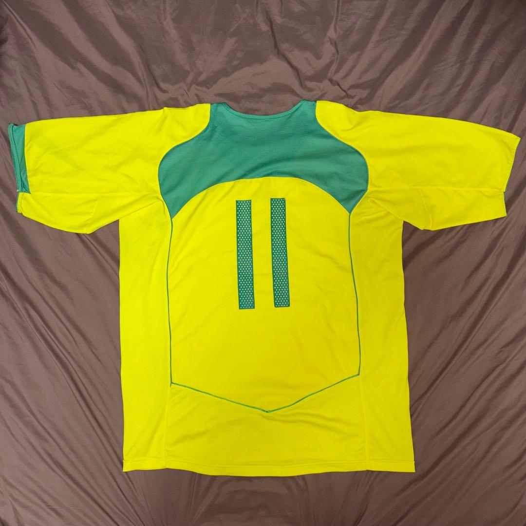 ブラジル代表　2004ホーム　No.11 ロナウジーニョ　ロビーニョ　Lサイズ