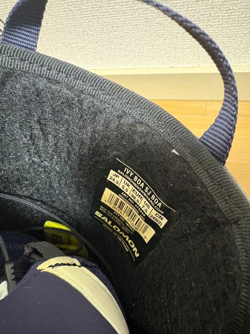 スノーボードブーツ ダブルBOA IVY BOA 24.5 SALOMON