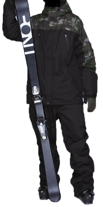新品 24-25スノーボード ウェア/上下セット/メンズ/カモフラ/Lサイズ