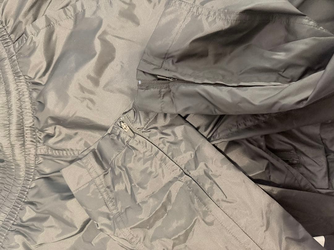 adidas ブラックウィンドブレーカー Sサイズ セットアップ