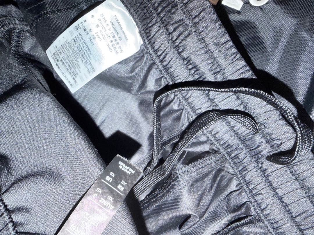 adidas ブラックウィンドブレーカー Sサイズ セットアップ