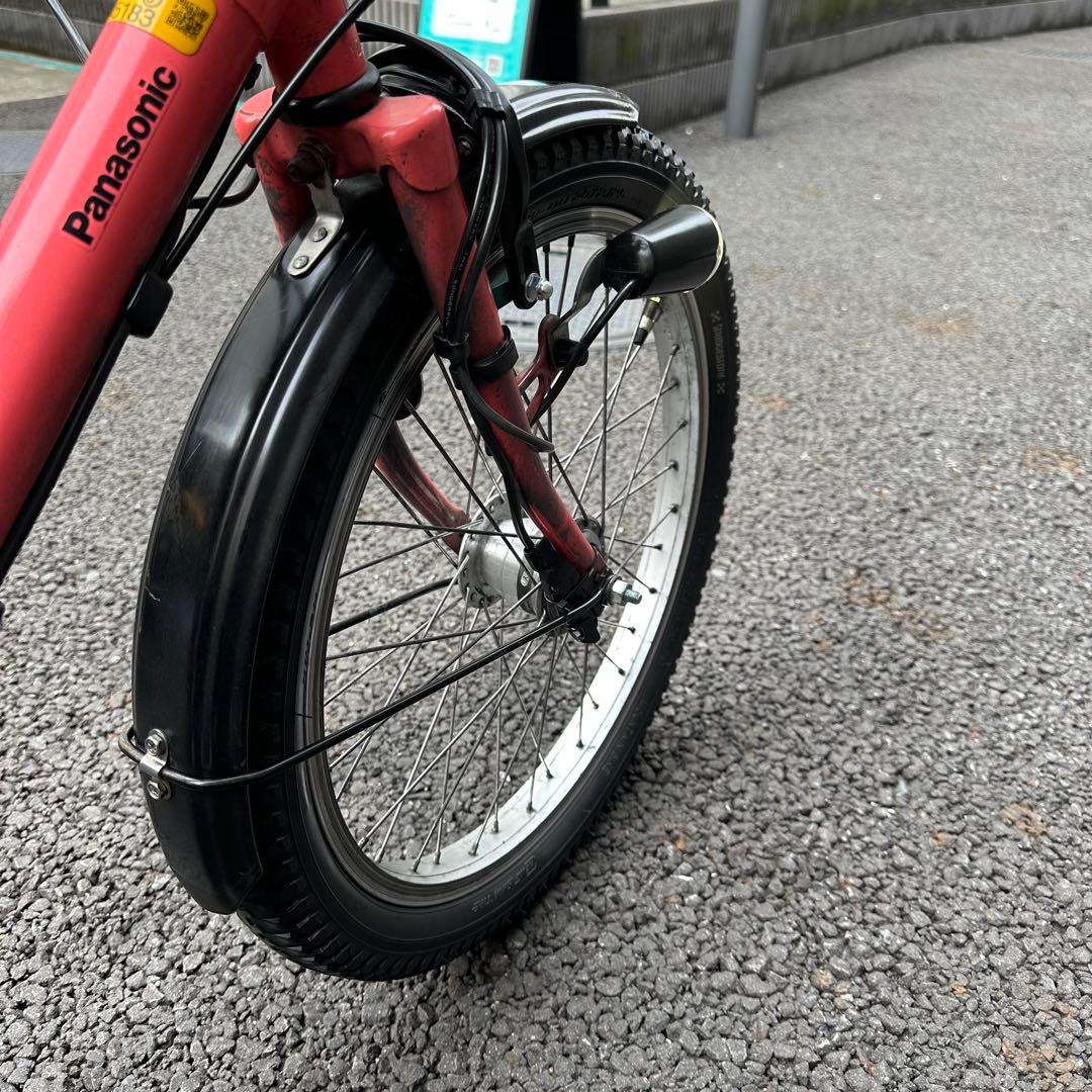 パナソニック電動自転車ギュット20インチ変速3段8.0Ah（5点灯）充電器つき