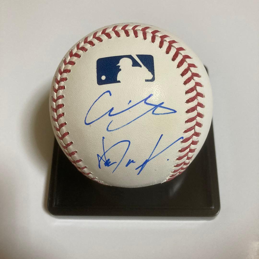 新品ケース　MLB公式球 大谷翔平　山本由伸と田中将大　直筆サインボールセット