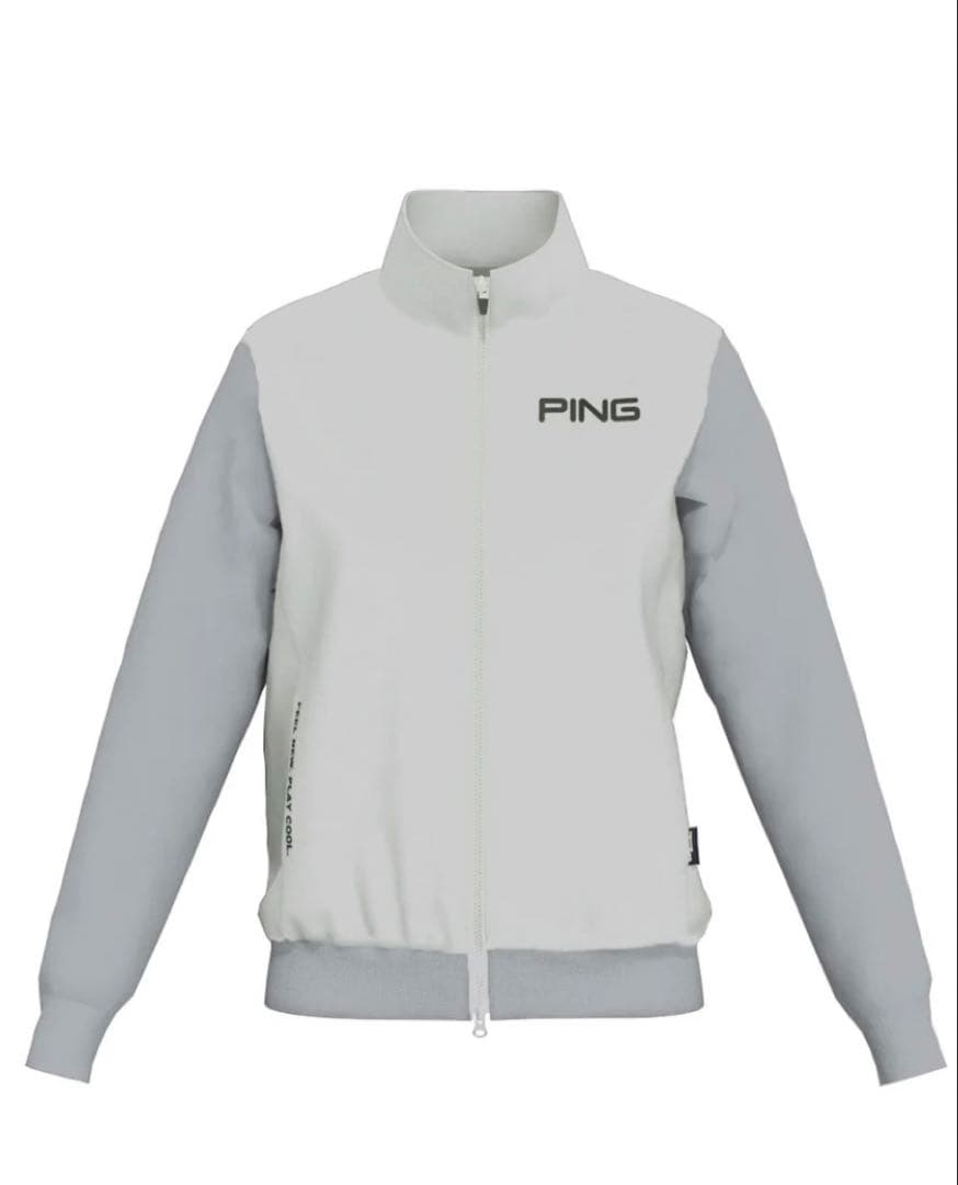 L ☆新品☆ ピン PING 高機能ドッキング ブルゾン　レディース　グレー