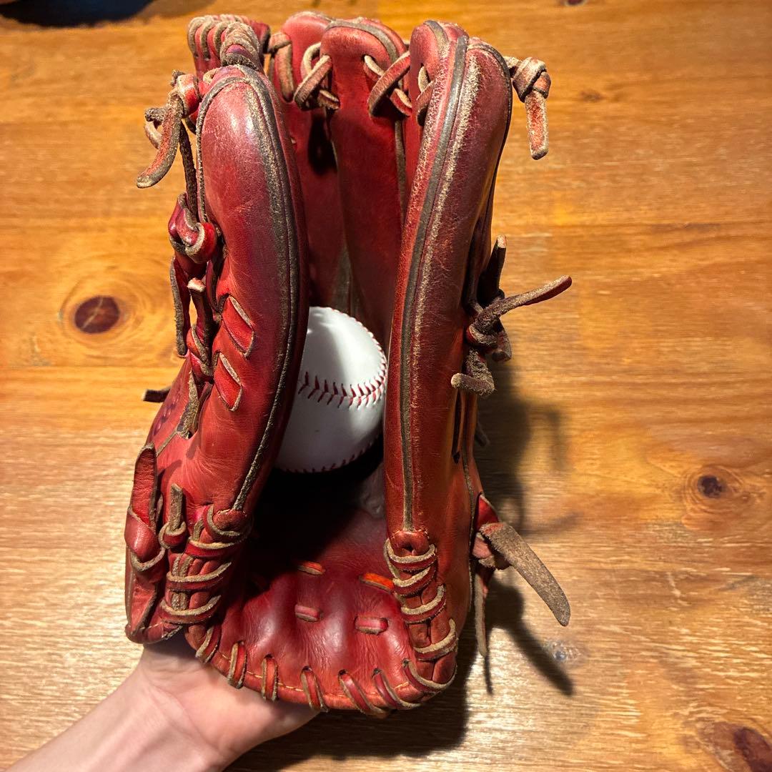 ミズノ　グローバルエリート　硬式グローブ　外野手用