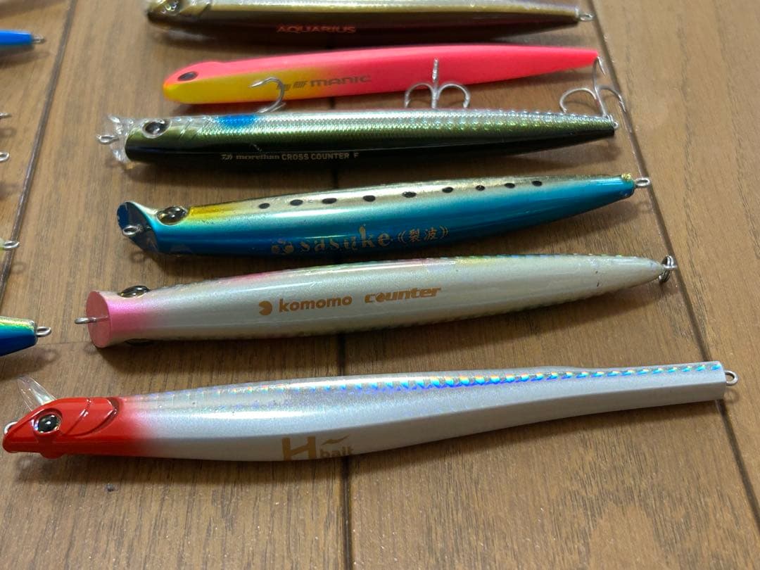 ®*️様 シーバス青物ヒラメルアー20個セットまとめ売りアイマ　ダイワ　アピア他
