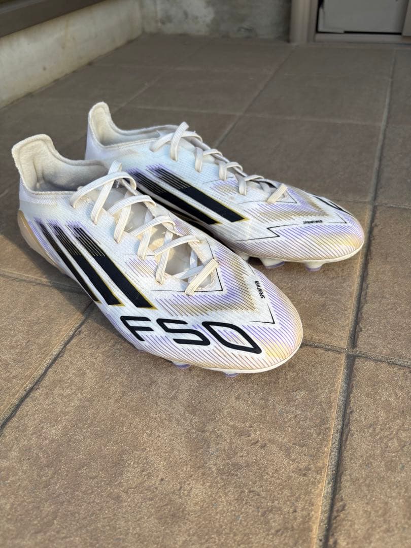 adidas F50 サッカーシューズ ホワイト/ブラック
