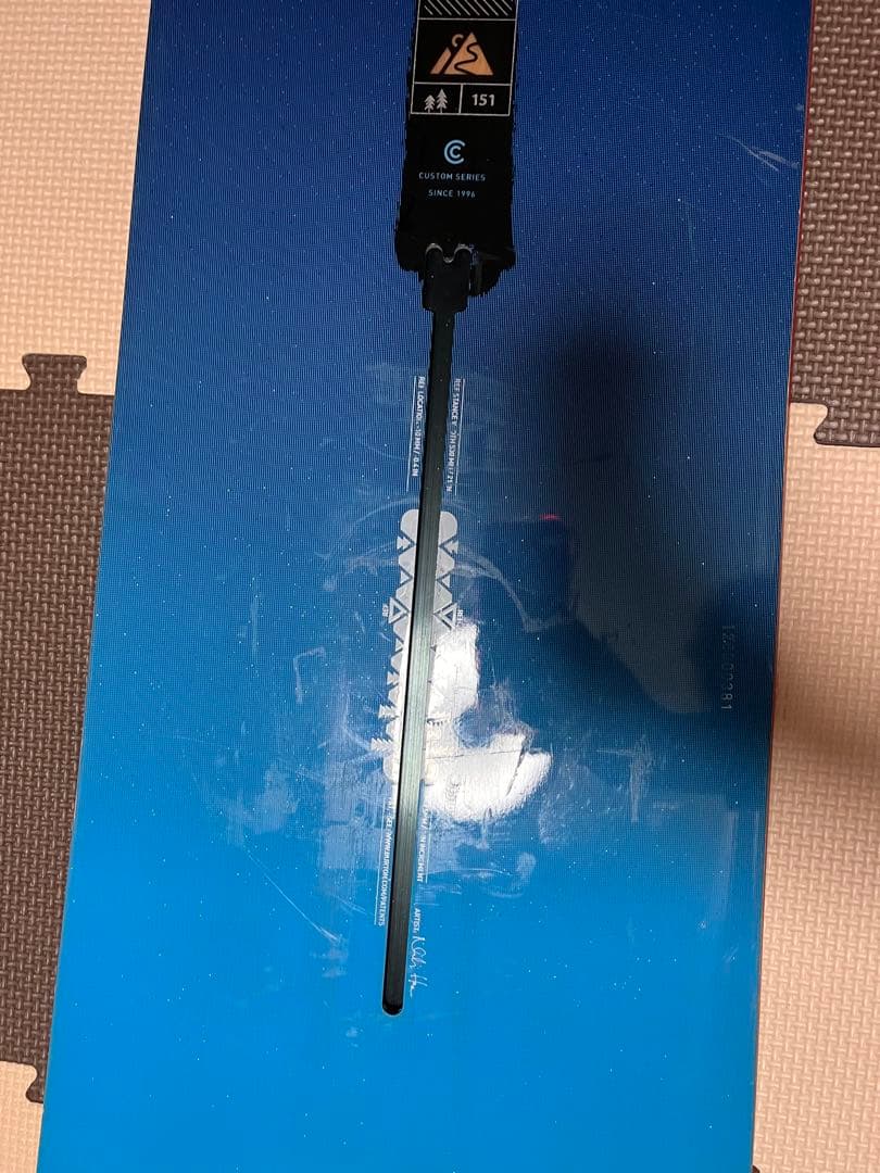BURTON CUSTOM 151cm スノーボード※取付ビスとプラグ欠品