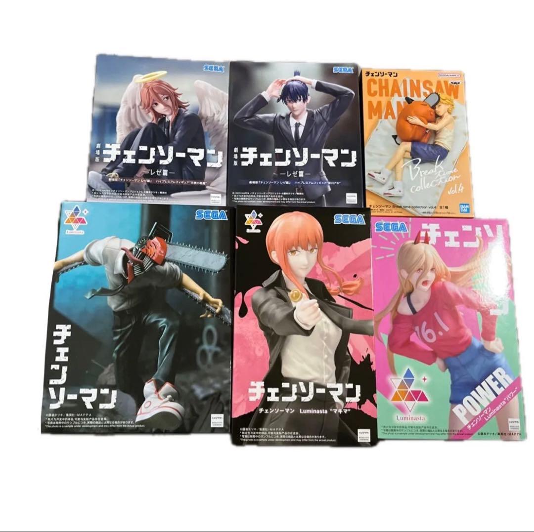 未開封 6個セット フィギュア チェンソーマン レゼ篇 Luminasta