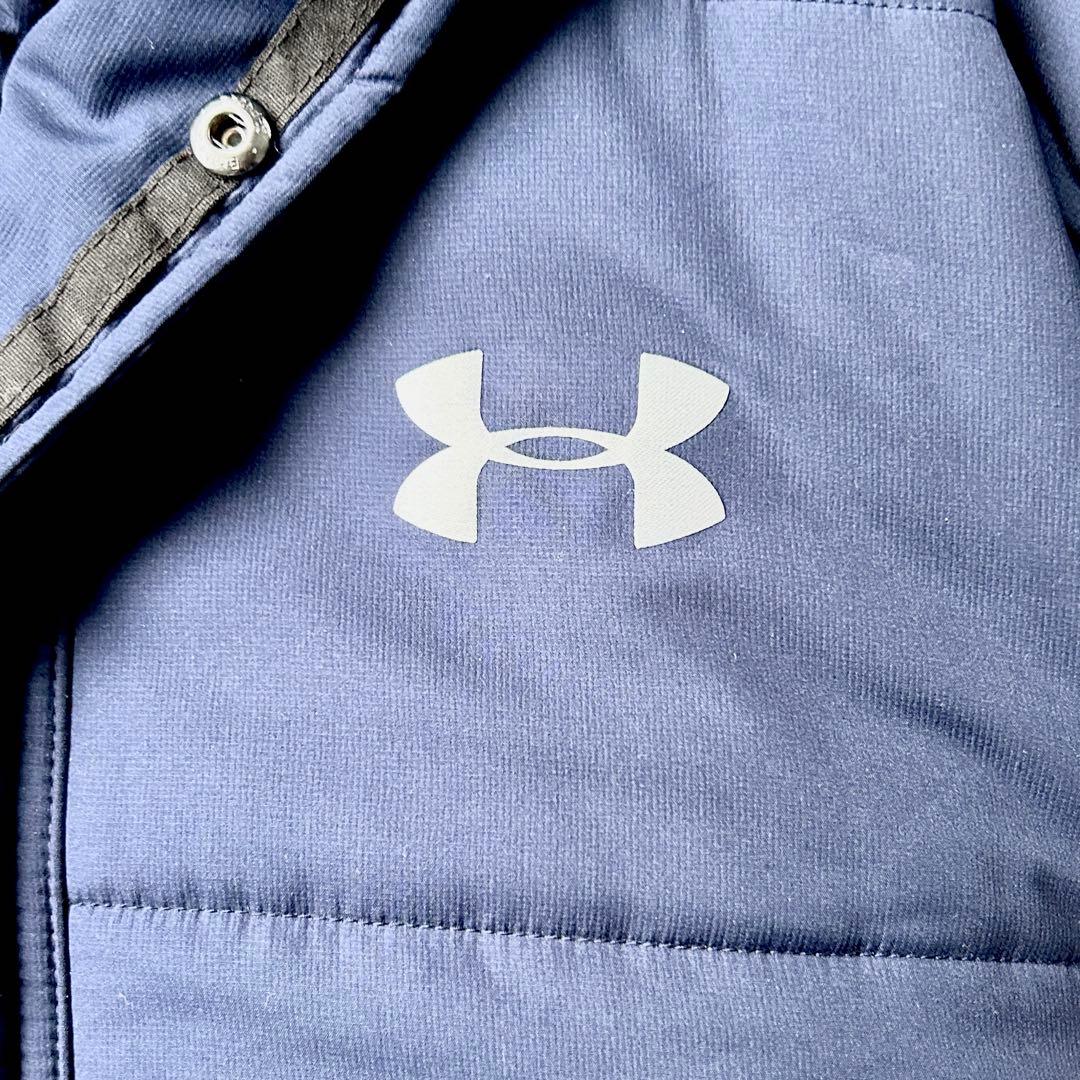 大きいサイズ アンダーアーマー UNDER ARMOUR ベンチコート ネイビー
