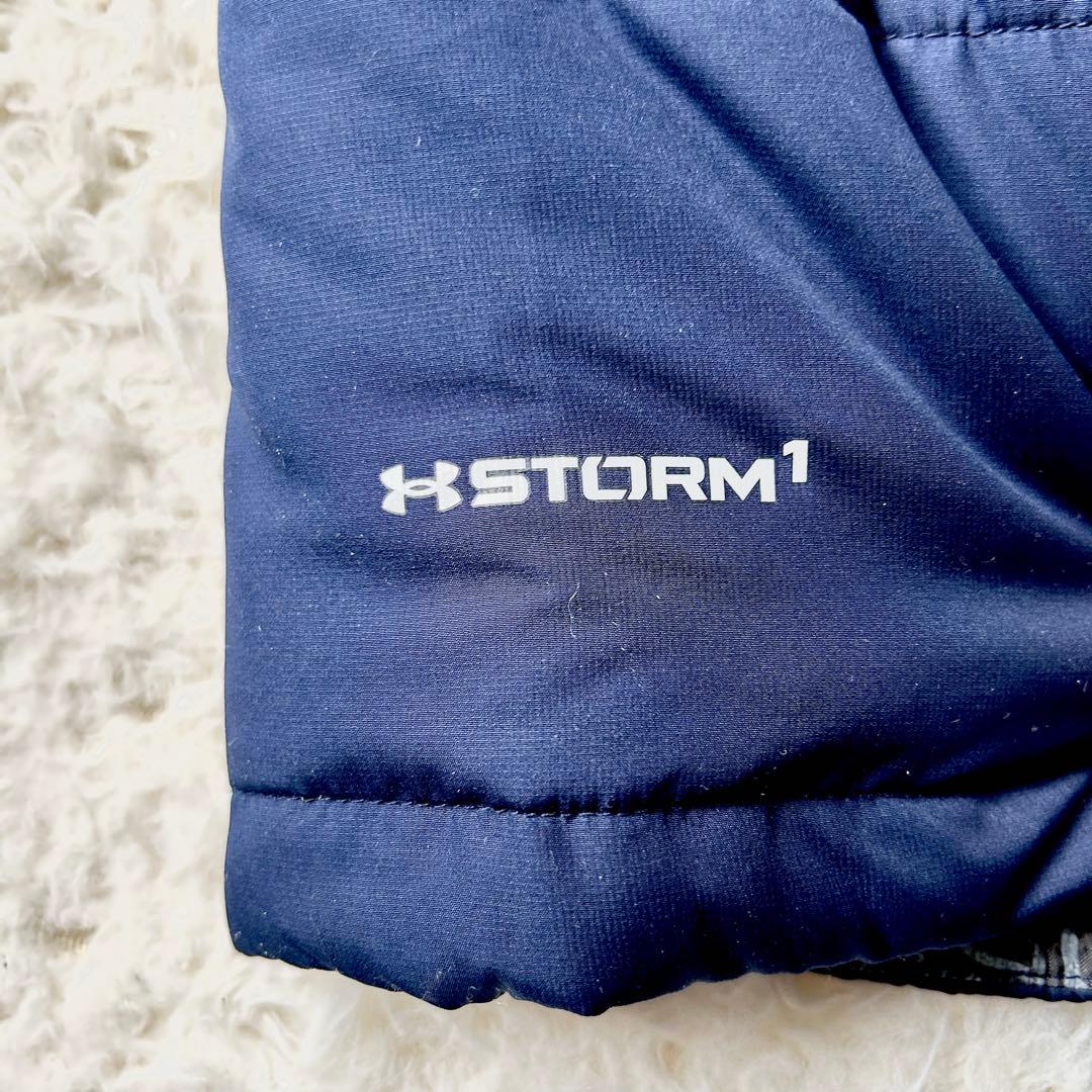 大きいサイズ アンダーアーマー UNDER ARMOUR ベンチコート ネイビー